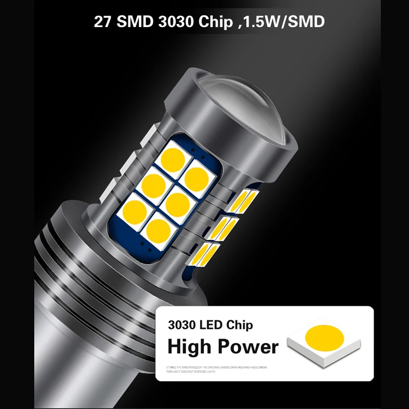 1x Автомобильный светодиодный стоп сигнал светильник лампа P21/5 Вт W21/5 W21W P21W BAY15D для