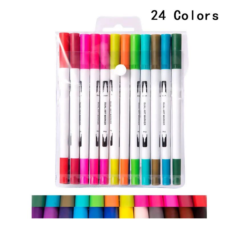 Линия Цветной ручка Набор для рисования насадка зубных щеток &quotсделай сам&quot