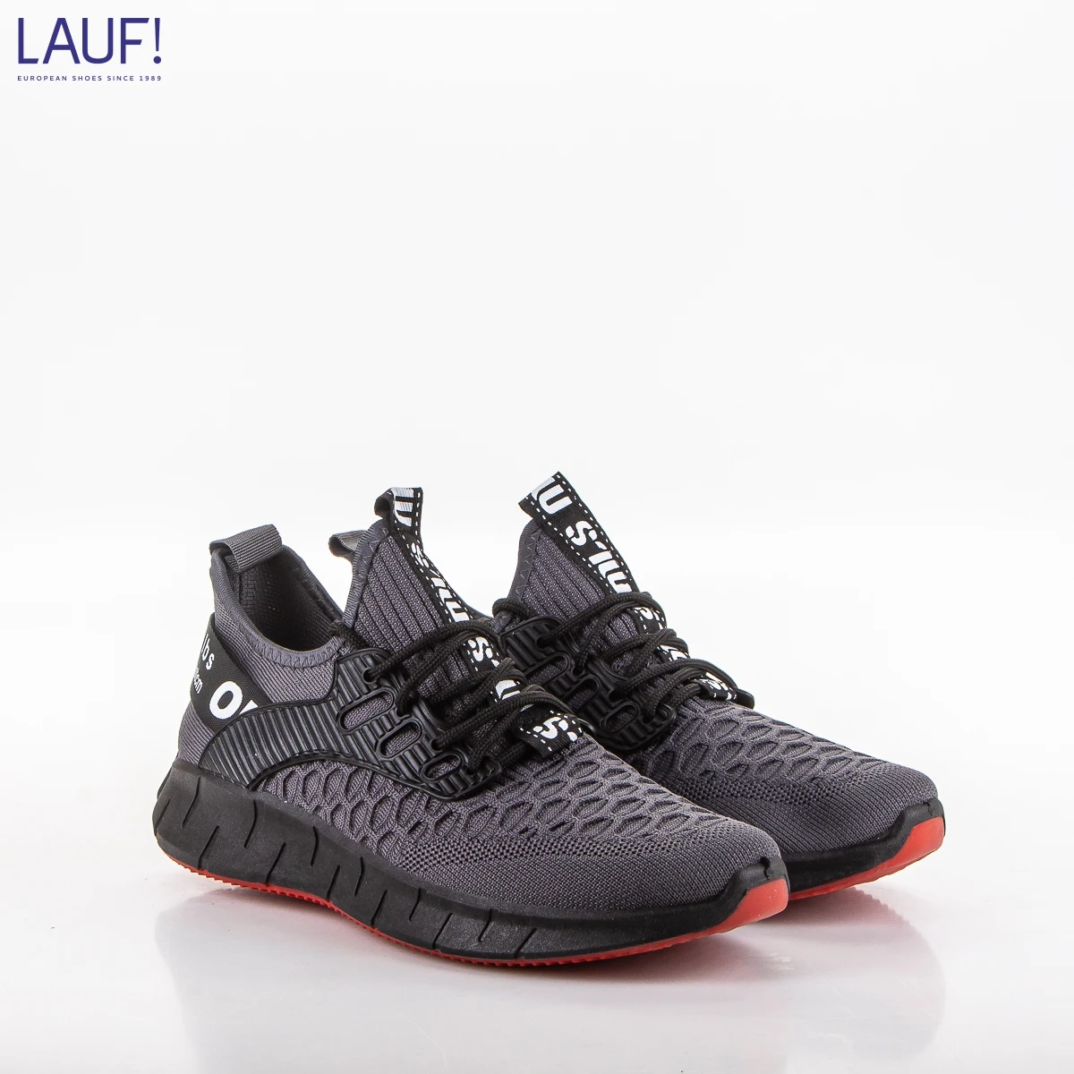 Кроcсовки мужские DH002 gray Lauf! текстиль|Мужские кроссовки и кеды| |