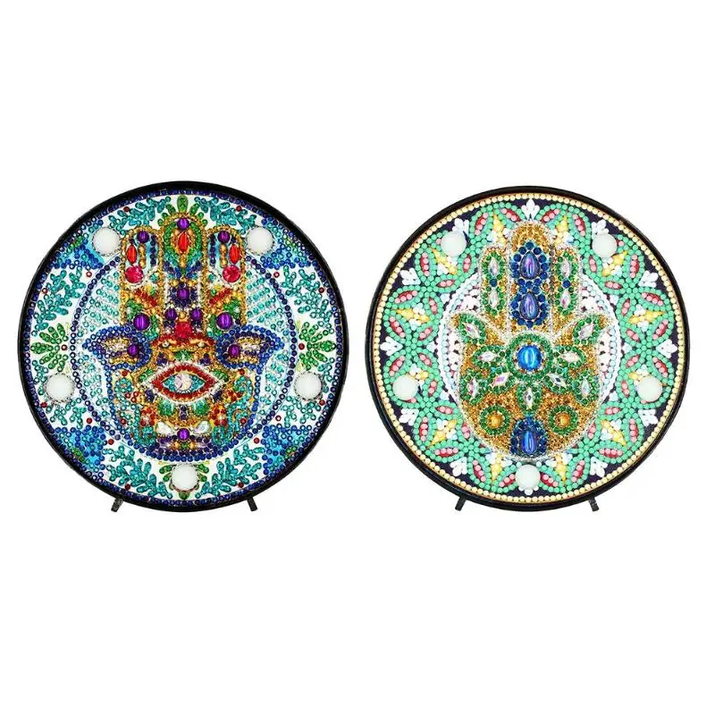 VKTECH DIY алмазная живопись светодиодный ночной Светильник полная выкладка особой