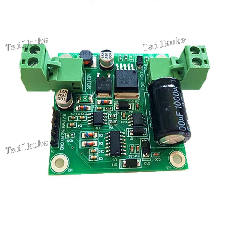 

Single DC Motor Drive Module Board 12v24v15A High Power Pwm Speed H Bridge