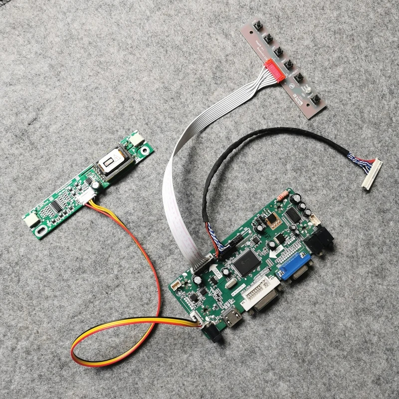 

2-CCFL M.NT68676 LVDS 30Pin LCD Drive Board DIY Kit VGA DVI For TX39D80VC1GAA/QD15TL08/LQ154K1LA5E/LP154WX3 Screen 1280*800