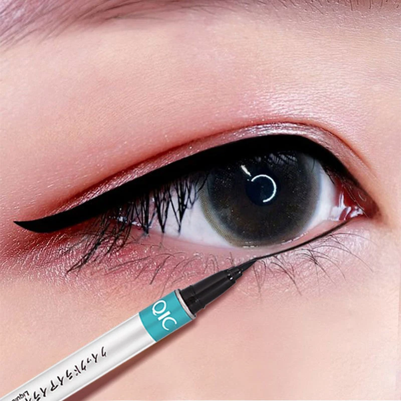 

Women Eyeliner Liquid Pen Waterproof Long Lasting Quick Drying Smooth Makeup Beauty Matte Eyeliner Stamp Eye Pencil