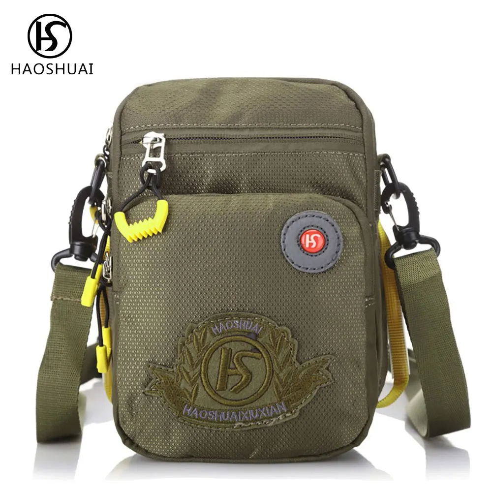 Мужская нейлоновая сумка через плечо маленькая дорожная повседневные модные