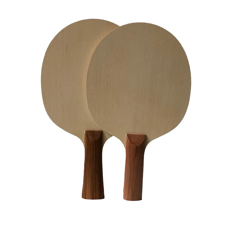 Special Making Hinoki Face Wood ALC Table Tennis Bat 3 Ply Wood With 2 Layers Arylate Carbon Fiber Ping Pong Blade Paddle