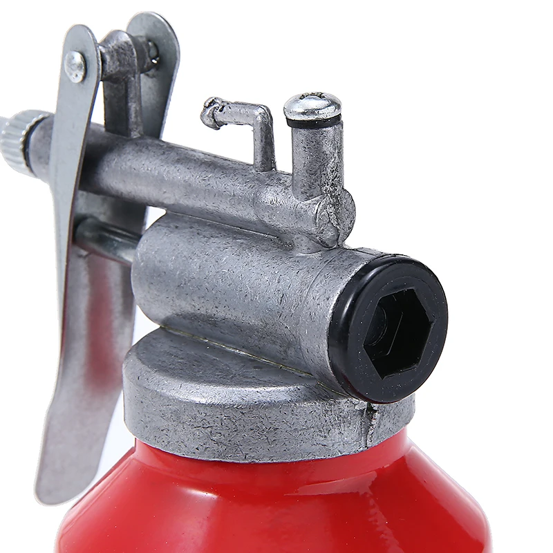 1pc Oil Can Oiler 250ml For Home Tools Supplies Die Cast Body With Rigid Spout Thumb Pump Injector |