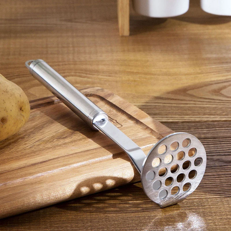 Практичная трубка из нержавеющей стали ручка для картофельного машера пюре