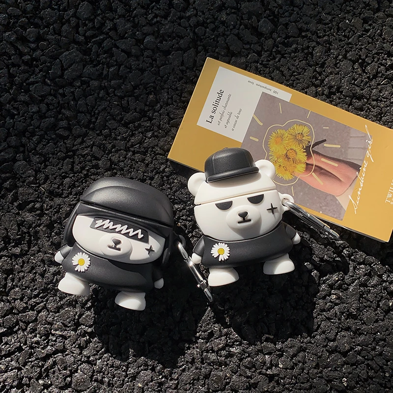 Бренд Дейзи классный медведь шрам 3D чехол для переноски 1 2 зарядным устройством