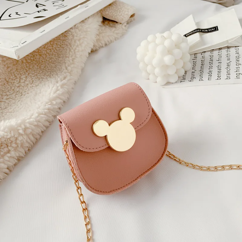 Новая зимняя женская сумка через плечо Disney с мультяшным Микки Маусом кошелек для