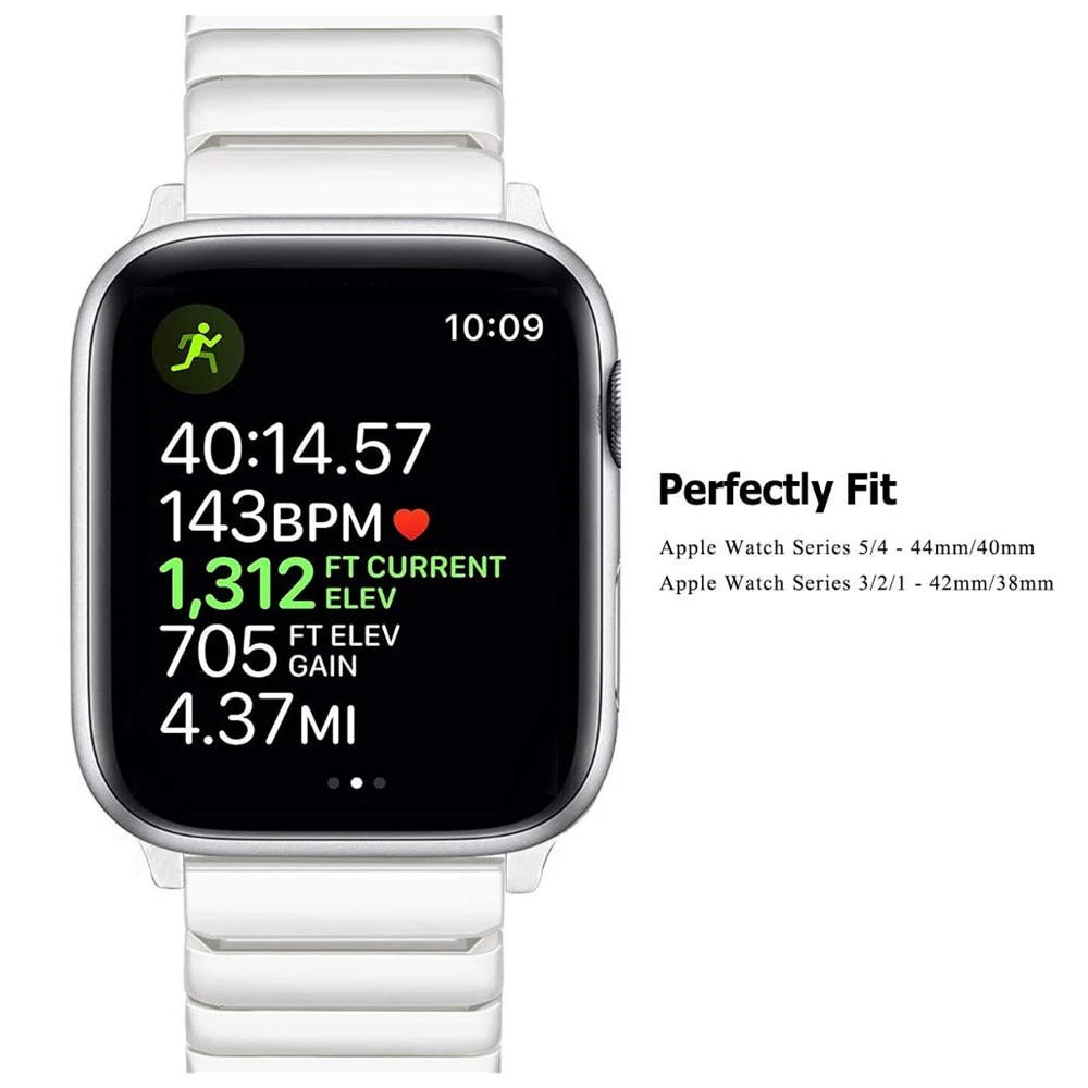 Ремешок керамический для iwatch 5 band 44 мм 40 браслет apple watch Series 4 3 2 42 38 - купить по