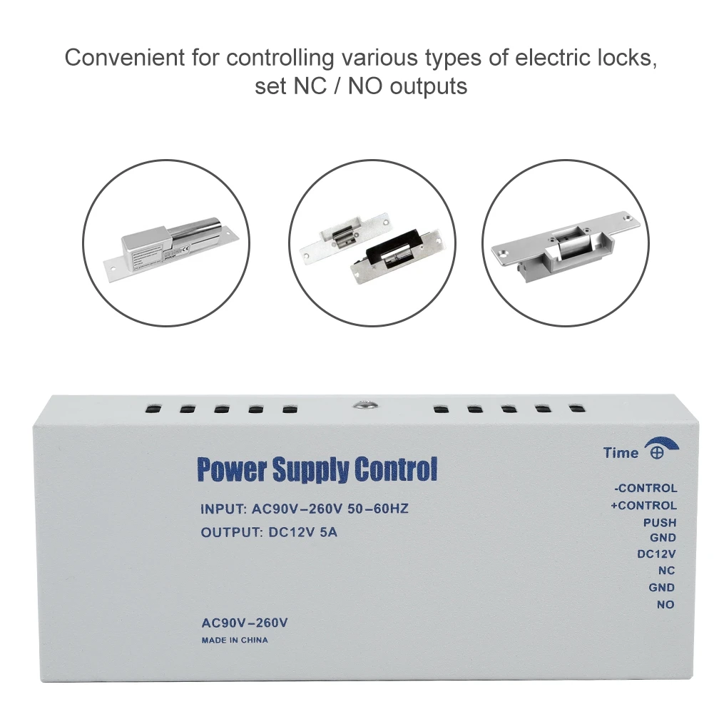 dc12v door access control system switch power supply for rfid fingerprint access control devicepower free global shipping