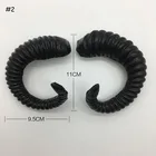 2021 аниме сделай сам, демонический злый гудок, ручная работа овечьи рога, косплей головной убор, Готическая повязка на голову, Рождественский реквизит, повязка для волос