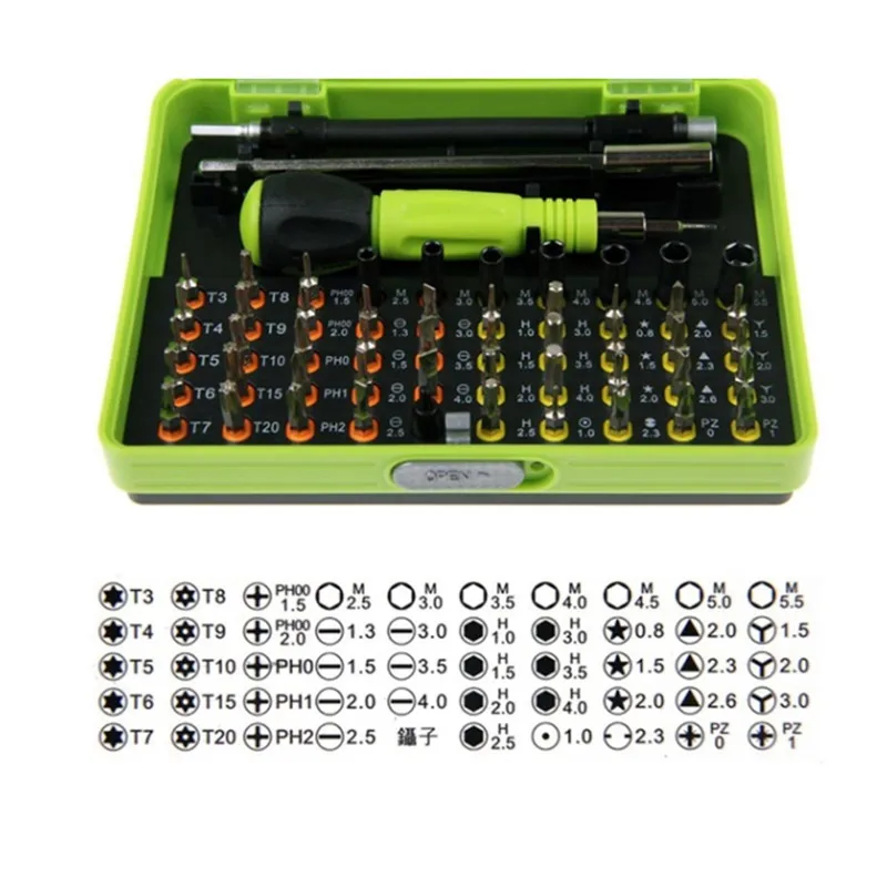 Dreamburgh Screwdriver Set Precision Mini Magnetic Bits Kit 53 In 1 Phone Mobile IPad Camera Maintenance Tool Repair | Инструменты