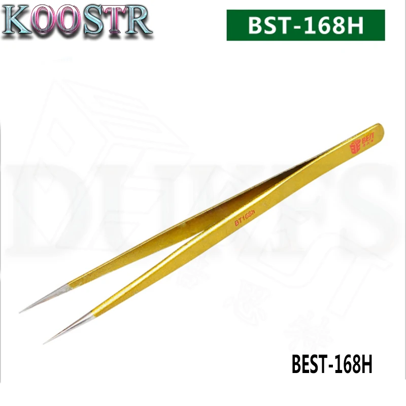 BESTt 168H антистатические ESD пинцеты в комплекте немагнитные высокие Hradness из