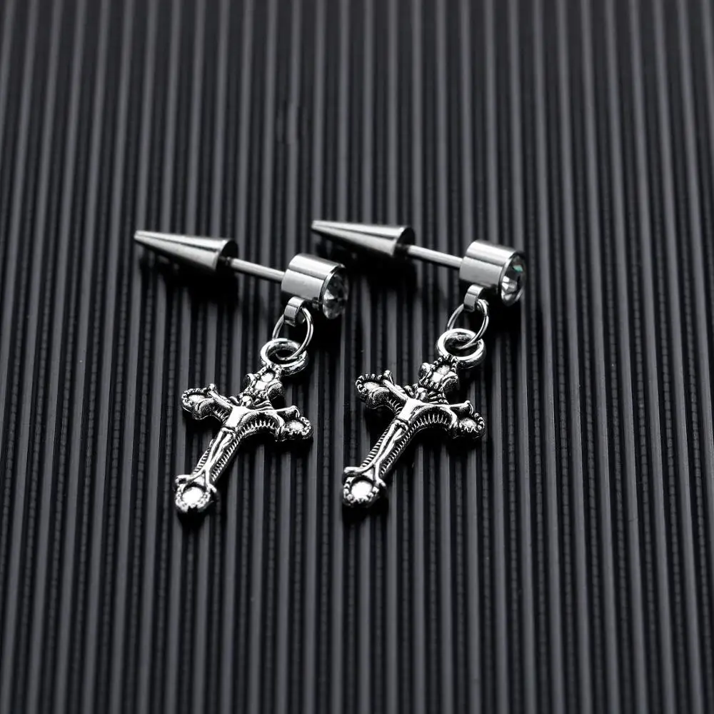 Креативные серьги из титановой стали OPK индивидуальные мужские украшения в стиле