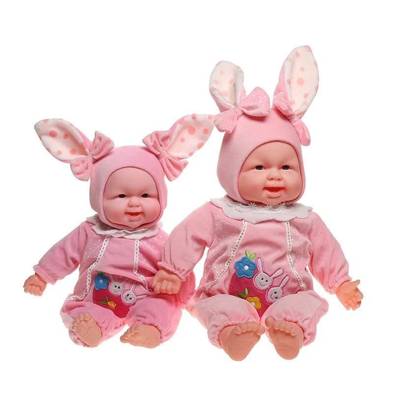 

Bee singing children's toys simulation laughing baby Cute doll lol vinyl reborn kids Birthday Gifts playmate early education