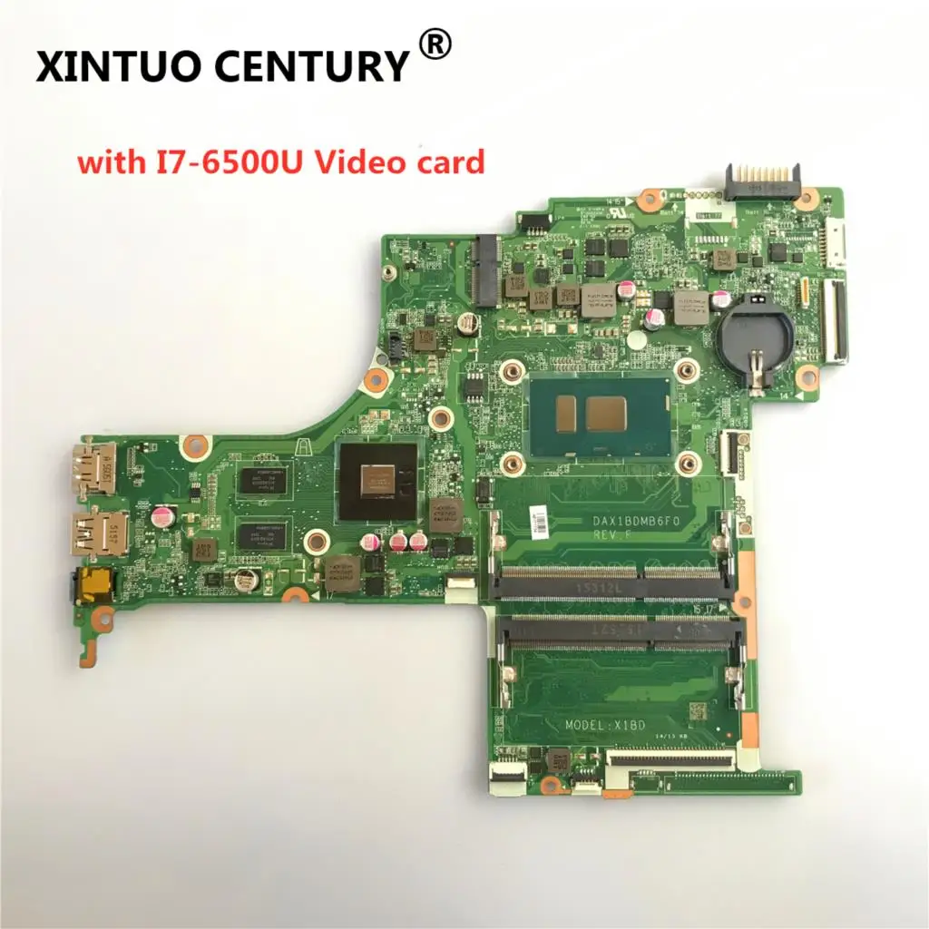 

Материнская плата для ноутбука DAX1BDMB6F0 TPN-Q159 для HP 15T-AB100 15-AB материнская плата 830603-001 830603-601 940 м/2 ГБ i7-6500U полностью протестирована