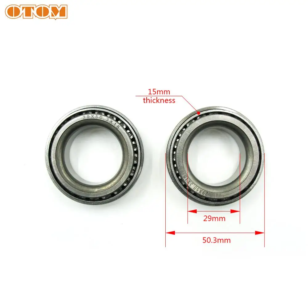 Фото OTOM Motorcycle Front Steering Wheel Directional Bearing Case 1Pair For KTM EXC SX SX-F XC-W XCF-W EXC-F 125 300 350 450 525 530 №2