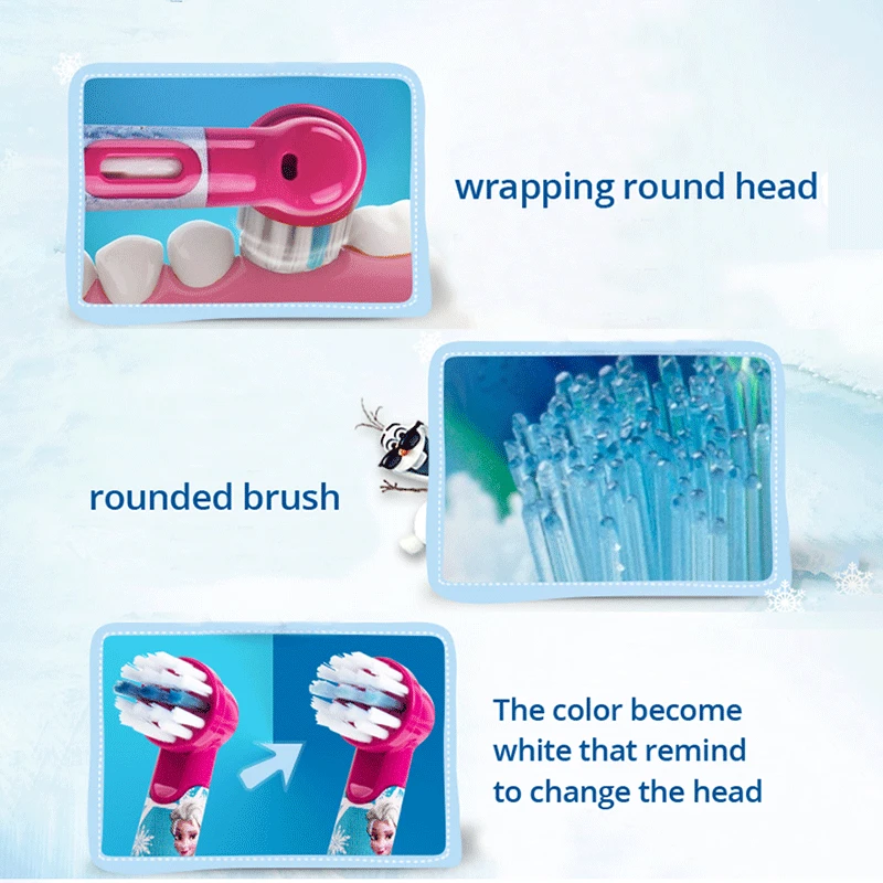 Oral B дети сменные насадки для зубной щетки зубные с мягкой щетиной пополнения
