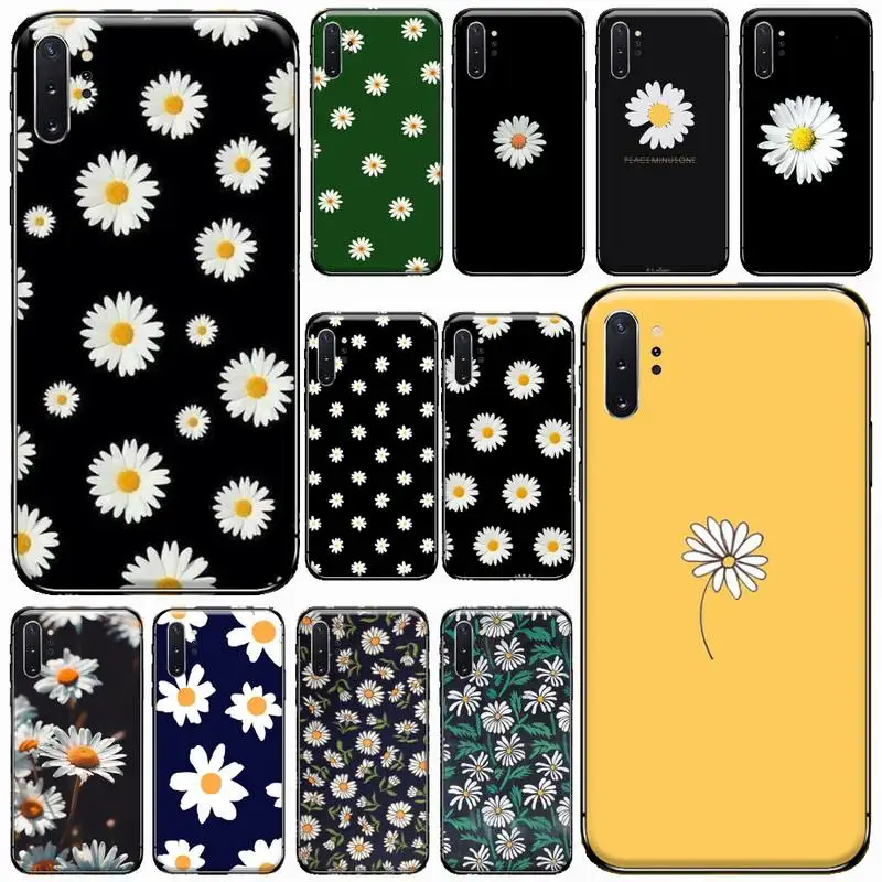 

Daisy Sunflower Floral Phone Case For Samsung Galaxy S8 S9 S10 Plus S10E Note 3 4 5 6 7 8 9 10 Pro Lite cover