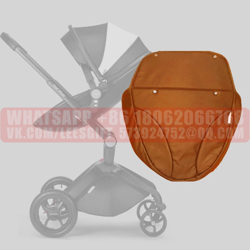 Популярная детская коляска mima с крышкой для ног вместо переднего колеса заднего