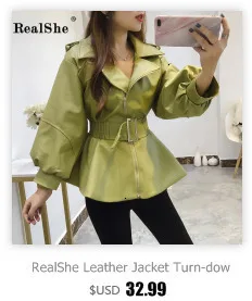 RealShe, женская джинсовая куртка, пальто, повседневные джинсовые куртки, модные повседневные Лоскутные Джинсовые куртки с длинным рукавом, цветные джинсовые куртки