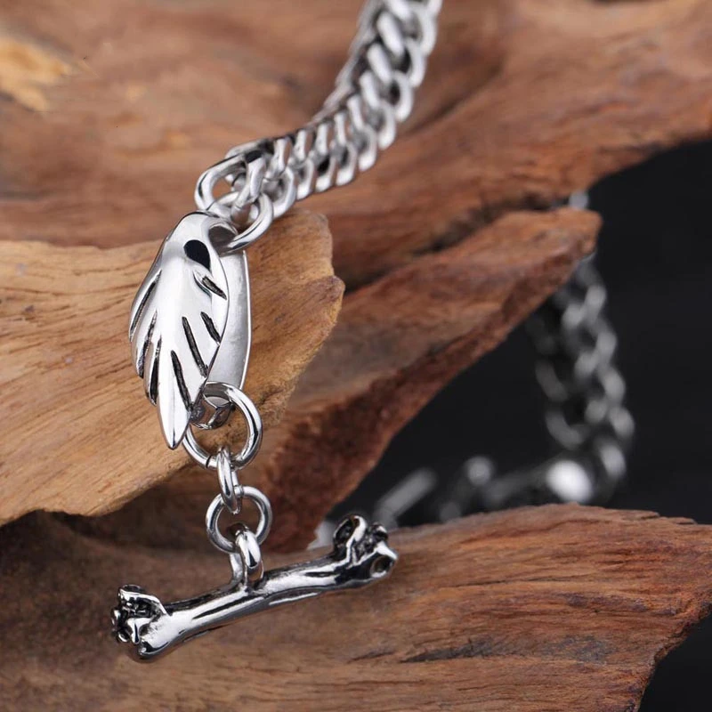 Мужские браслеты с драконом из нержавеющей стали в русском стиле ювелирные