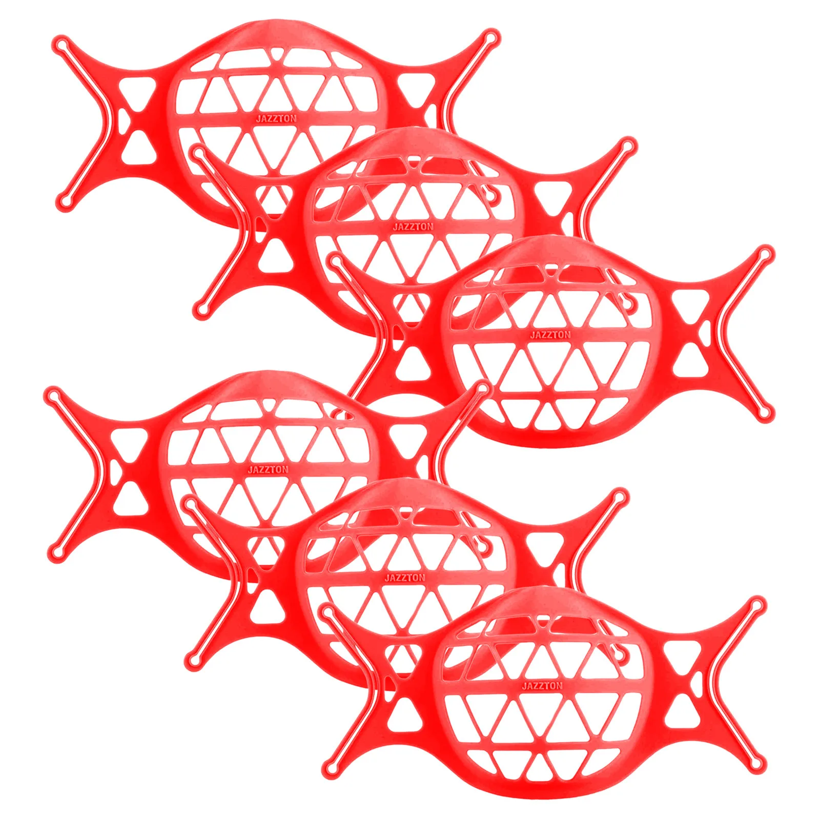 6 шт. 3D дышащая маска на рот с клапаном для поддержки дыхания внутренний кронштейн