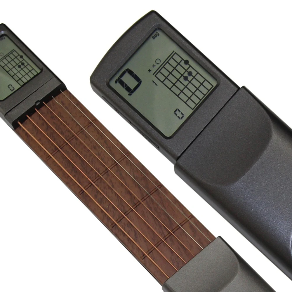 Портативный 6 тоновый Карманный тренажер для гитары инструмент музыкальных