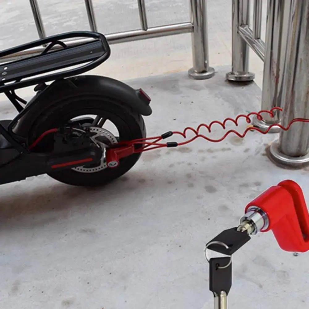 Замок с защитой от кражи для электроскутера M365 колеса дисковые тормоза замок со