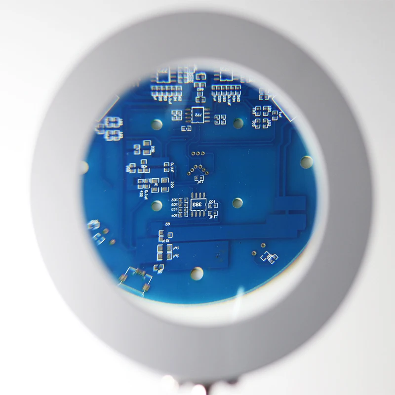 USB светодиодсветодиодный Настольная лампа с 5 кратным увеличением и плавным