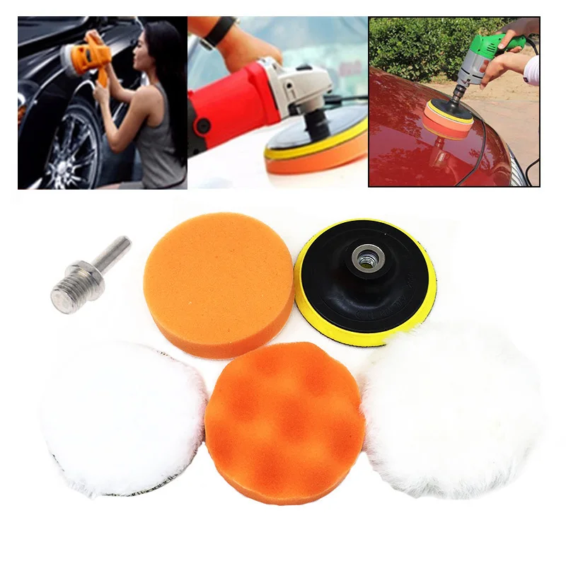 6pcs Electric Grinding Accessories For Polishing The Wheel Mirror Waxing Set Of Brushes Rotary Tool Polisher | Инструменты