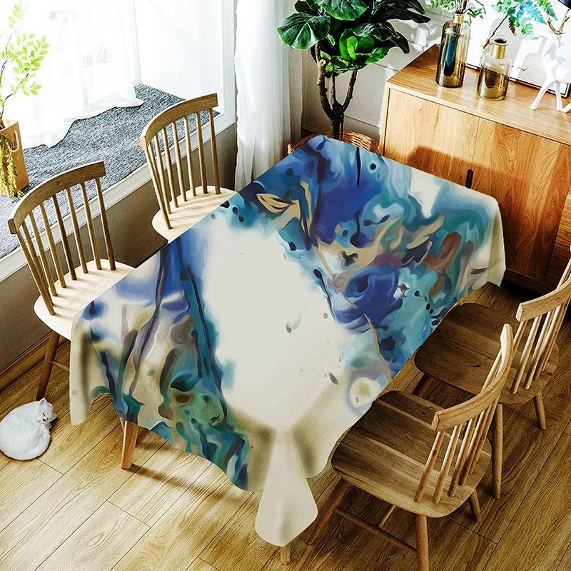 Bird Tablecloth Waterproof Oilcloth Washable Rectangular Decorative Table Cover Tapete Home Cloths Oilproof | Дом и сад