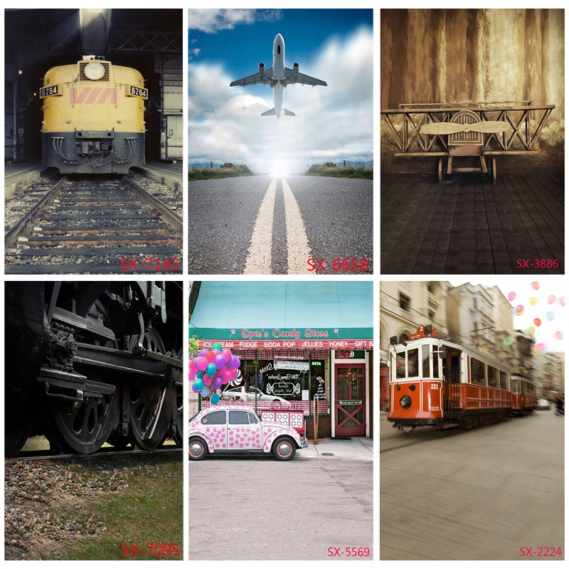 

Retro European Street View Scenery Photography Backdrops Props Wedding Child Portrait Photo Backgrounds Studio 2157 YXFL-82