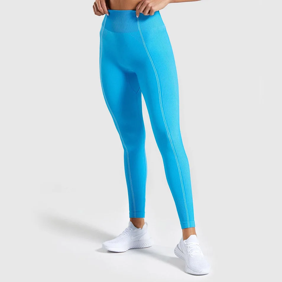 

Yoga Seamless Pants Women High Waist Running Solid Super Elasticity Comfortable Tight Gym Leggings Female Push Up