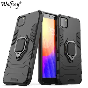 for huawei y5p case shockproof armor magnetic suction stand full edge cover for huawei y5p case cover for huawei y5p 5 45 inch free global shipping