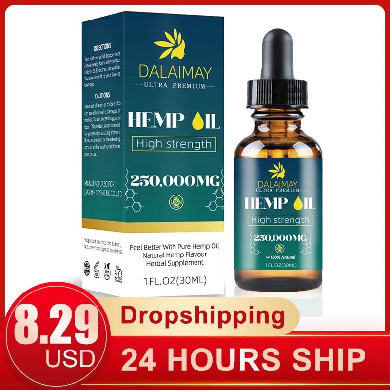 Натуральное органическое масло семян конопли эфирное экстракт для беспокойства