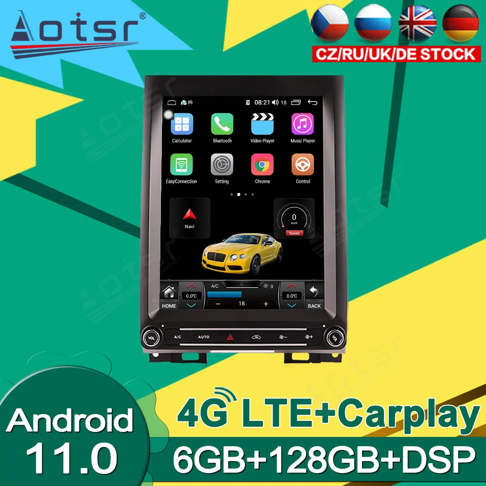 Android 11.0 128GB Multimedia Auto Stereo Player For Ford F350 F-350 2015 - 2020 Car Radio Video Tesla GPS Navigation 2Din DPS