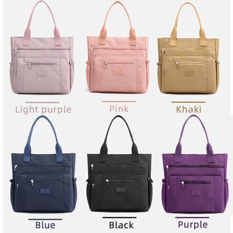 

Новинка 2021, модная сумка-мессенджер, женская сумка на плечо, нейлоновая сумка большой вместимости, трендовая женская сумка-тоут для покупок