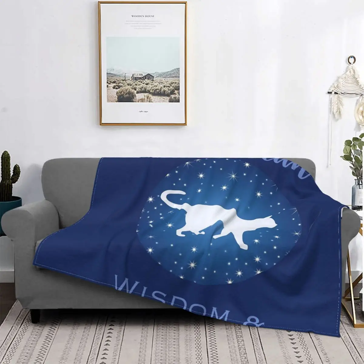 

Starclan Dreams-manta a cuadros para cama, colcha con capucha de muselina, manta de verano