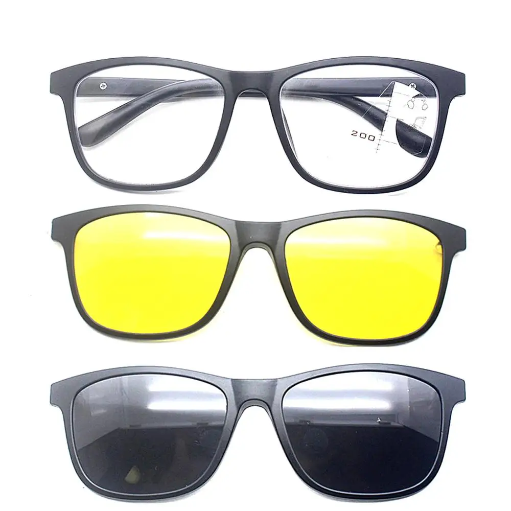 3 комплекта магнитные прогрессивные многофокусные очки для чтения