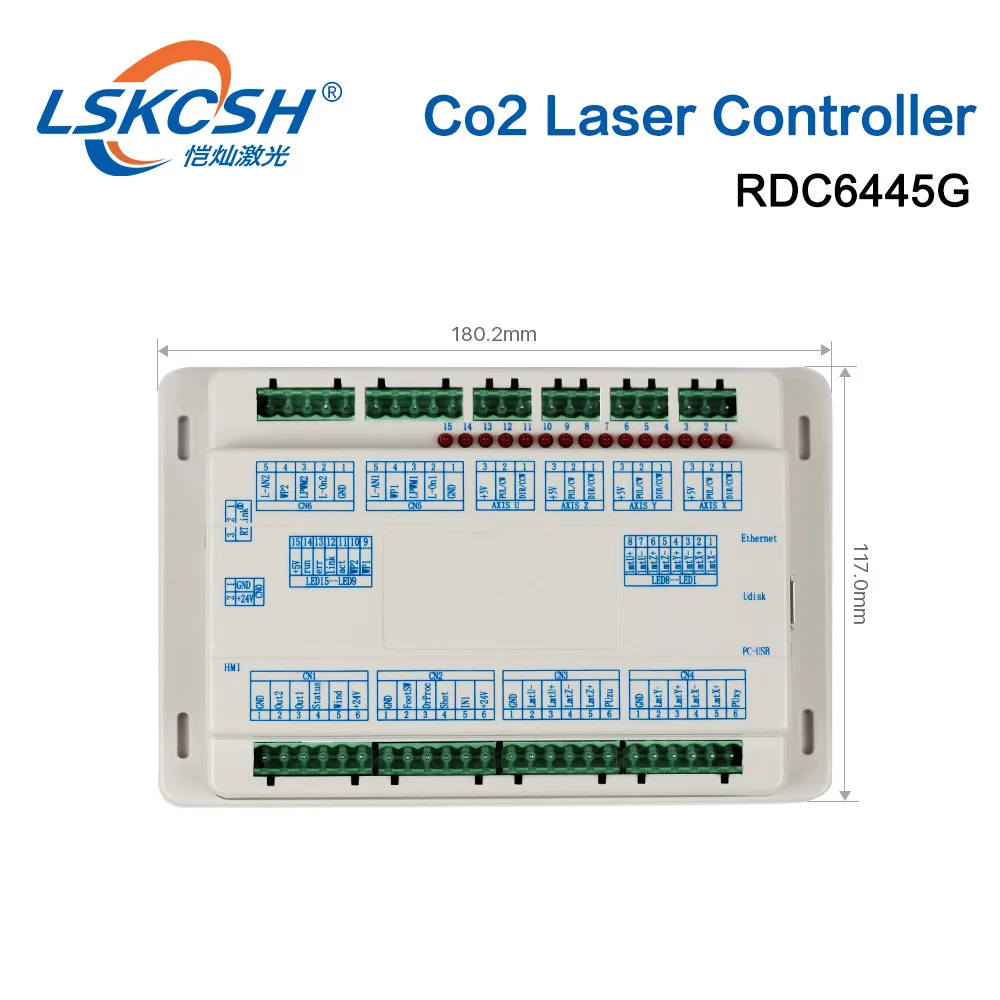 LSKCSH Ruida RDC6445 RDC6445G контроллер для Co2 лазерной гравировки и резки обновление RDC6442 RDC6442S