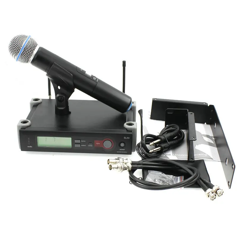 SLX24 UHF караоке беспроводная микрофонная система с передатчиком микрофонная стойка монтажный кронштейн стойки наборы