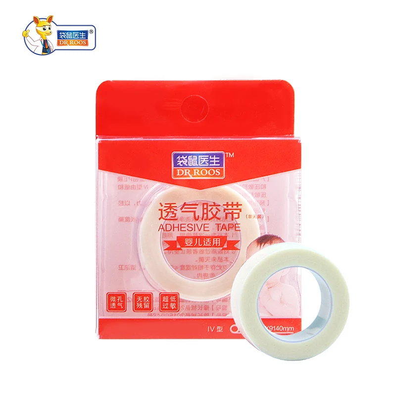 DR. ROOS 1 25x914 см белая медицинская лента дышащая легкая рвущаяся профессиональная