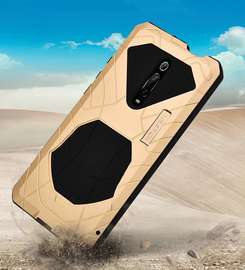 IMATCH Повседневный водонепроницаемый чехол для Xiao mi Red mi K20 Pro mi 9T Pro Роскошный Металлический силиконовый чехол Coque Полные Защитные чехлы для телефонов