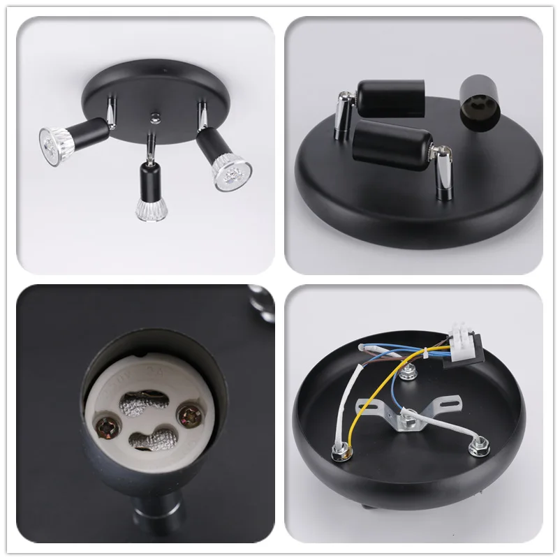 

Round Heads LED Spot Ceiling Lights For Home Decor Bedroom Kitchen Adjusted Lighting Chandelier Nordic Dome Ceiling Lamp Lights