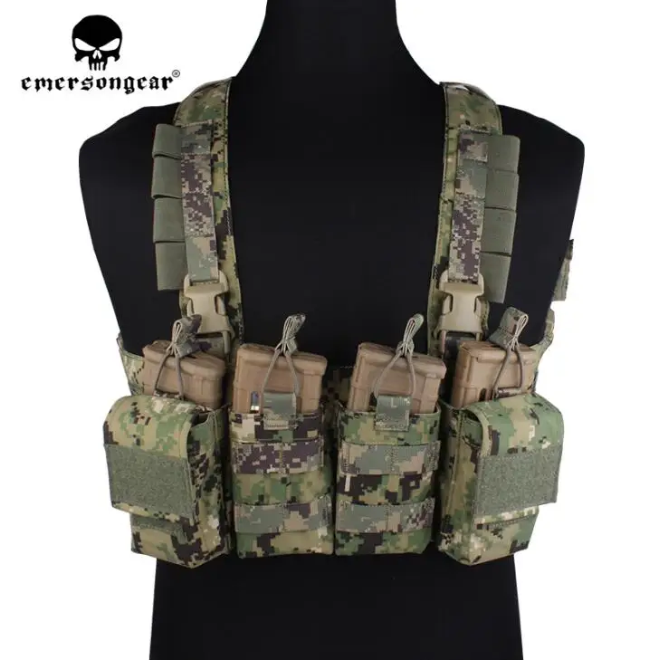 EM7450AOR2 Emerson gear Emerson тактическая легкая нагрудная пластина для снаряжения, перевозчик Cordura нейлоновый жгут, легкий Регулируемый Aorsoft Combat CS gear - Цвет: EM7450AOR2