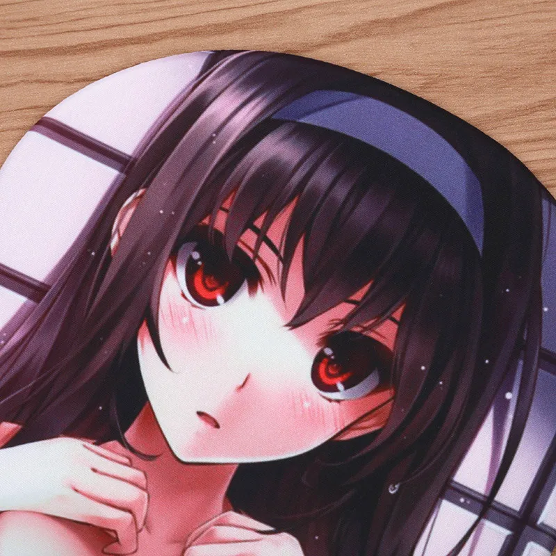 

FFFAS Sarah Japan Anime 3D Mouse Pad Mat Wrist Rest Gaming Silicon Mousepad for Laptop Notebook PC