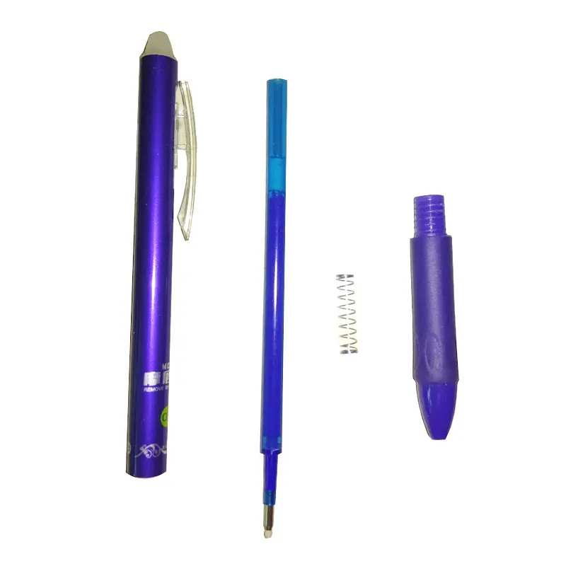 4 шт./компл. 0 5 мм со стирающимися чернилами гелевая ручка выдвижной Кнопка Slide