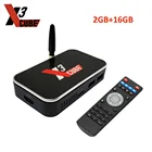 Оригинальная ТВ-приставка UGOOS X3-CUBE Amlogic S905X3, Android 9,0, 2 Гб DDR4 16 Гб ROM, смарт-ТВ-приставка 5G, Wi-Fi, Bluetooth, 4K, медиаплеер